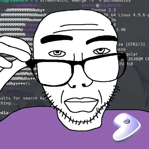 Gentoo Linux beard guy