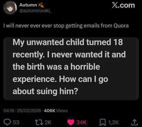 Unwanted Child Turns 18