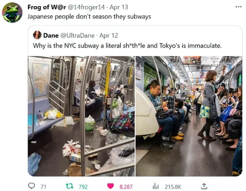 Japanese People Don’t Season Their Subways