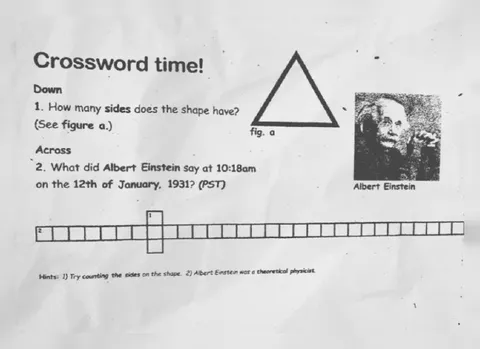 Impossible Einstein Crossword