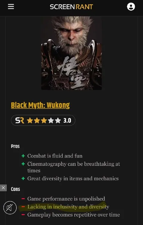Black Myth Wukong Diversity Review