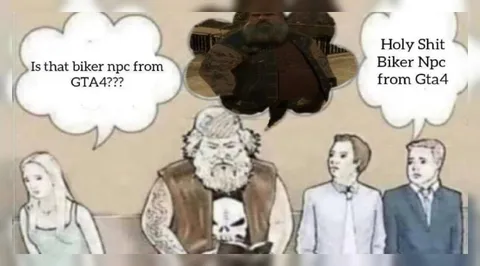 GTA 4 Biker NPC Recognition