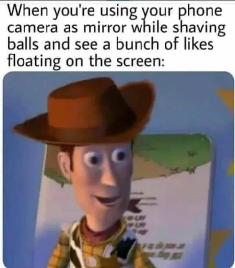 Woody Sees Floating Likes