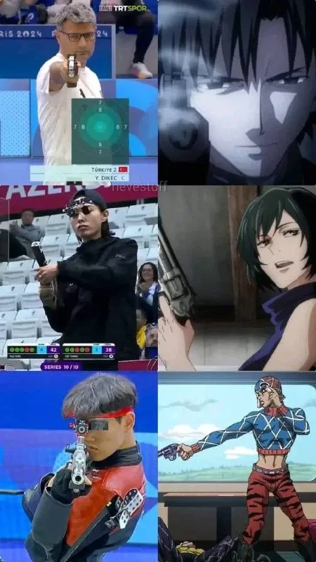 Türk atıcılar anime karakterleri gibi