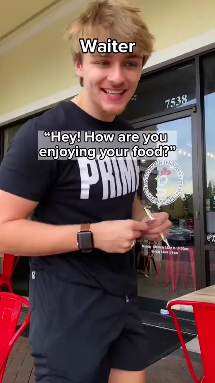 Waiter Compliments the Chef