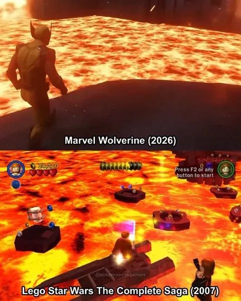 Marvel Wolverine vs Lego Star Wars Lava