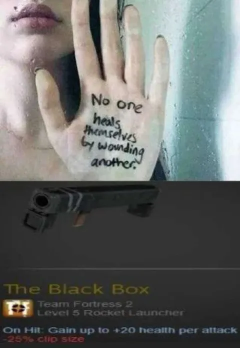 Black Box Healing Irony