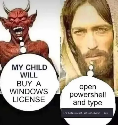 Windows License Versus PowerShell