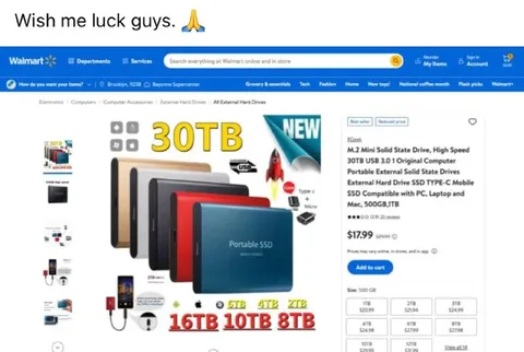 Wish Me Luck Fake SSD