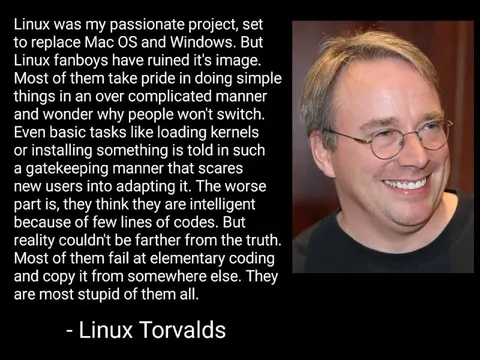 Linux Fanboys Ruined Linux