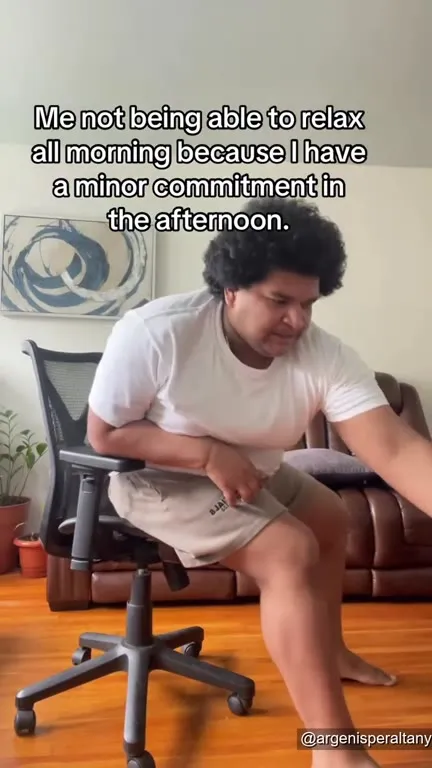 Unable to Relax Before a Minor Commitment