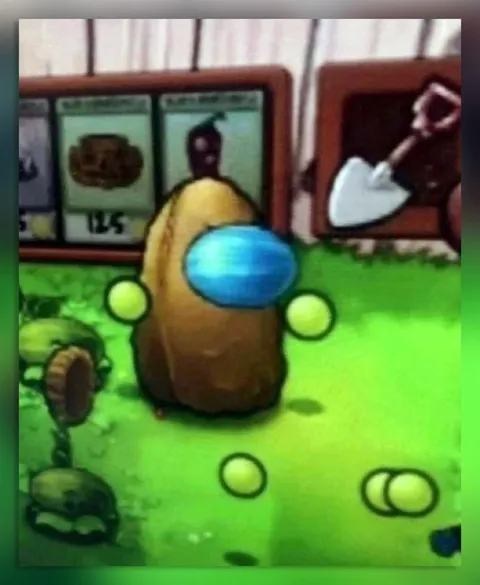 Амонг Ас в Plants vs. Zombies