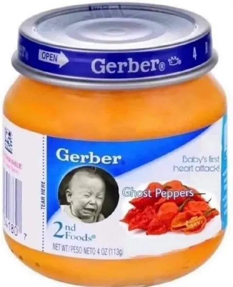 Gerber Ghost Peppers Baby Food