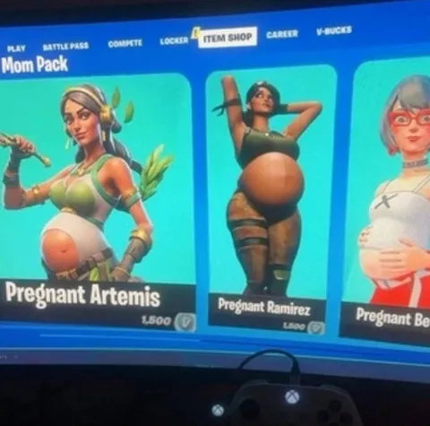 Pregnant Fortnite Mom Pack