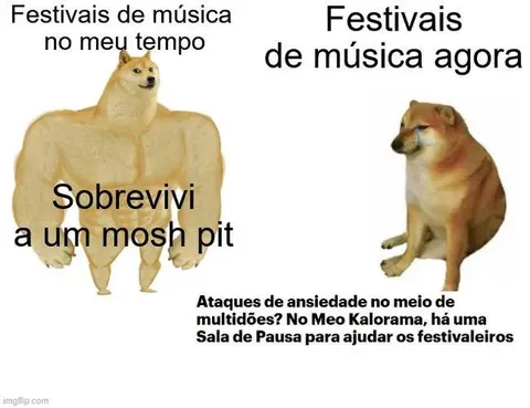 Festivais de música: antes e agora