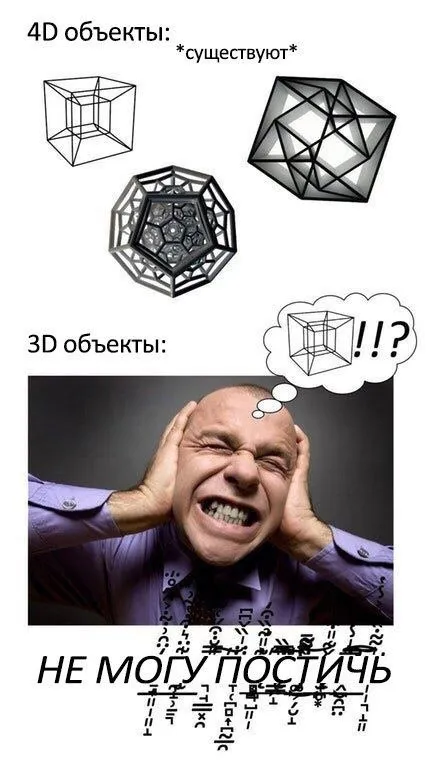 Не могу постичь 4D объекты
