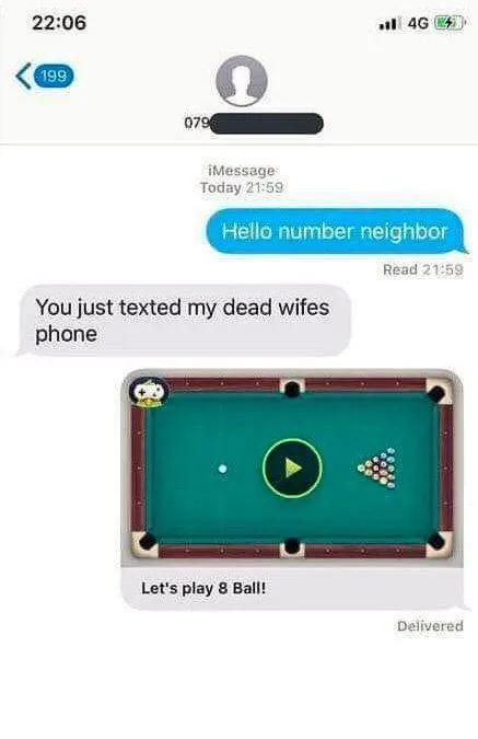 Dead Wife's Number Neighbor