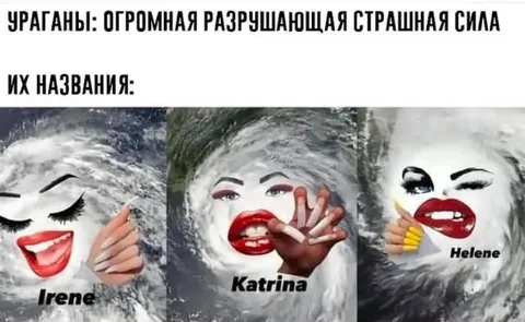 Ураганы с женскими именами