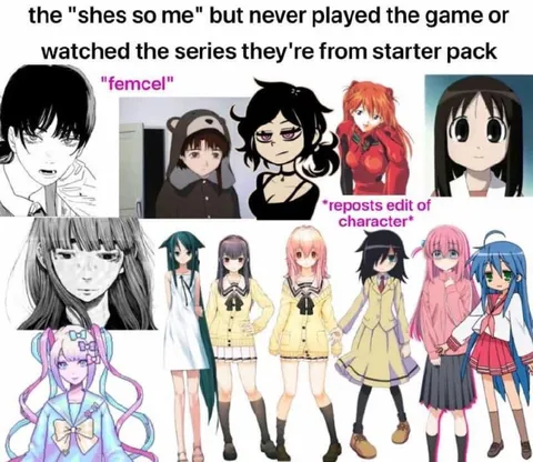 Femcel Starter Pack