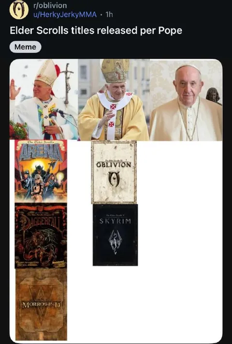 Elder Scrolls Titles by Pope