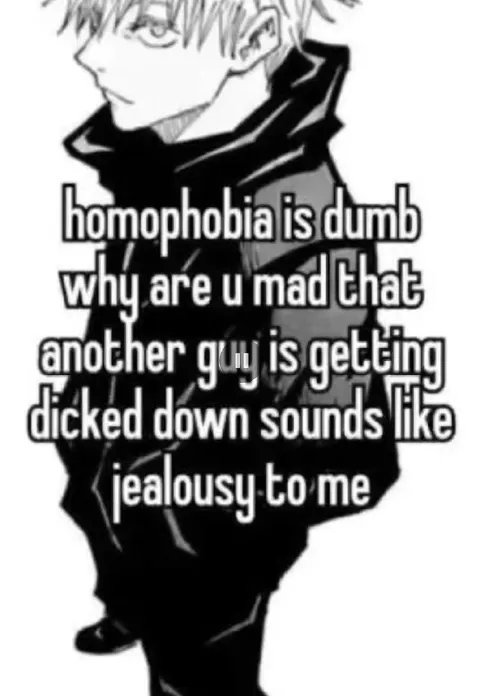 Homophobia Is Just Jealousy