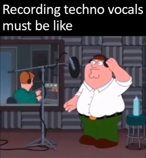 Recording Techno Vocals Must Be Like