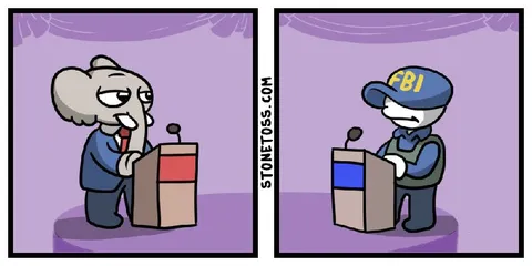 FBI Thin Blue Line Comic