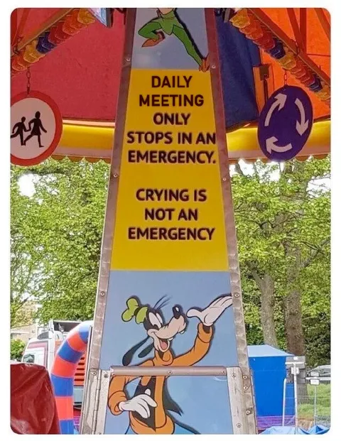 Daily Meeting Only Stops in an Emergency