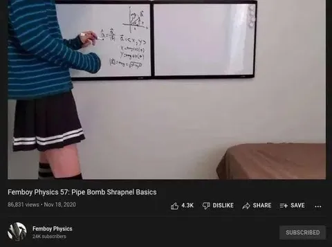 Femboy Physics Pipe Bomb Lesson