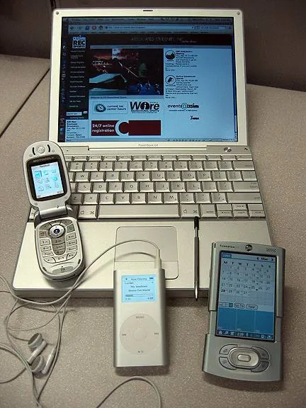 Early 2000s Gadget Setup