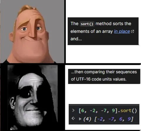 JavaScript sort() UTF-16 Moment