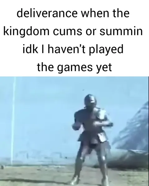 Knight Dancing Before Playing the Games