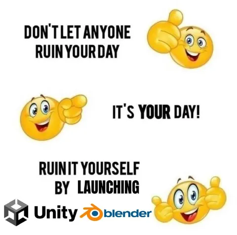 Launching Unity and Blender