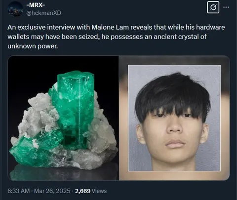 Malone Lam's Ancient Crystal