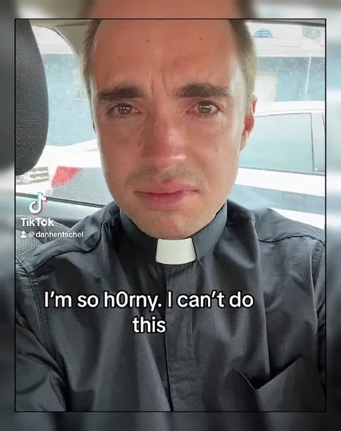 Horny Priest Can't Do This