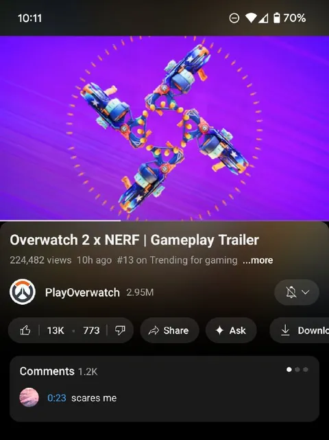 0:23 Scares Me