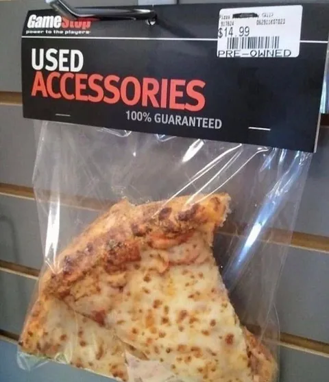Used Accessories Pizza Slice