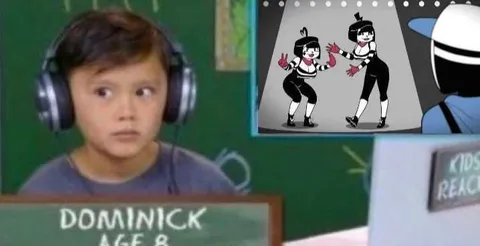 Eight-Year-Old Reacts to Strange Dance
