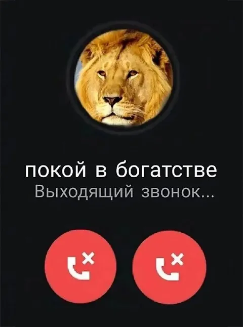 Покой в богатстве: звонок