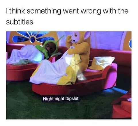 I Think Something Went Wrong With the Subtitles