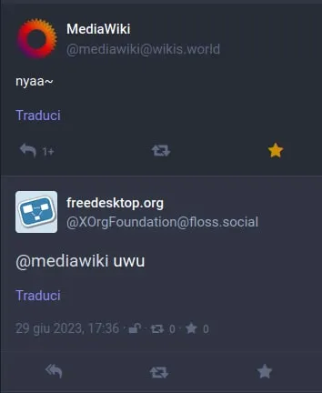 MediaWiki Says UwU