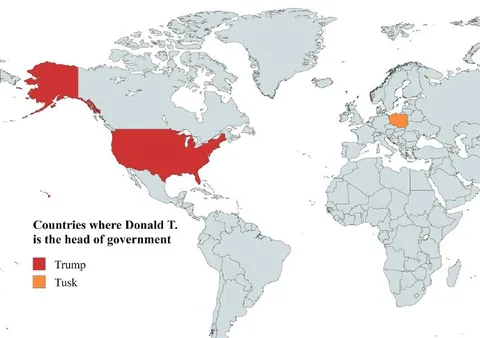 Countries Where Donald T. Rules