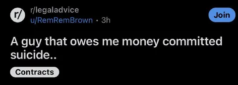 A Guy Who Owes Me Money