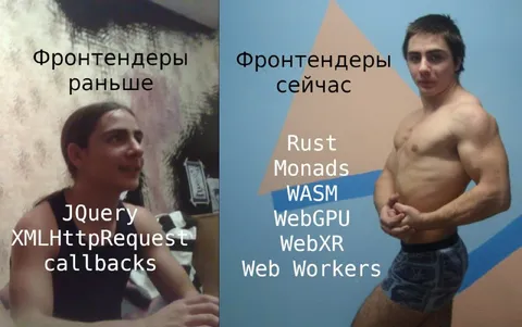 Фронтендеры раньше и сейчас