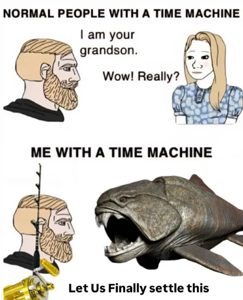 Time Traveler Challenges Prehistoric Fish