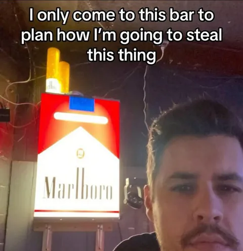 Stealing the Marlboro Sign