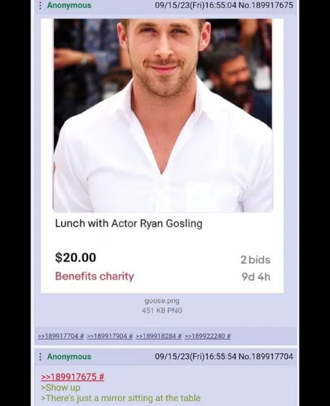 Lunch With Ryan Gosling