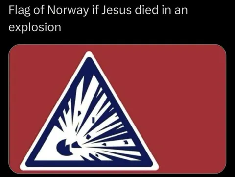 Norway Flag Explosion
