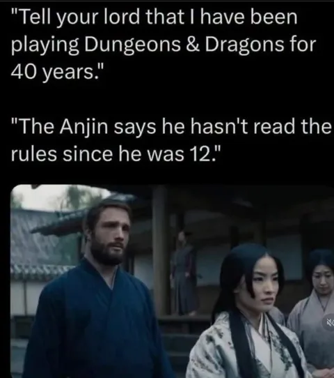 Anjin Hasn't Read the Rules