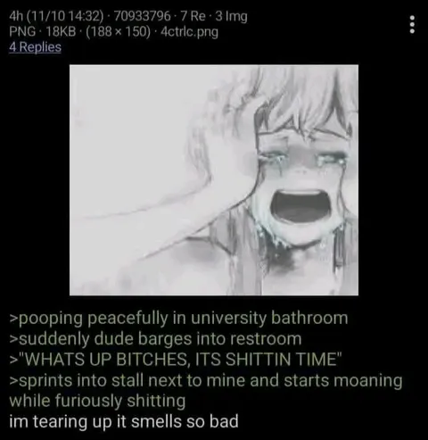 University Bathroom Disaster